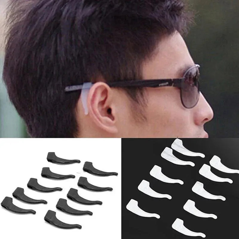 5 Pairs Anti-Slip Ear Hooks for Glasses