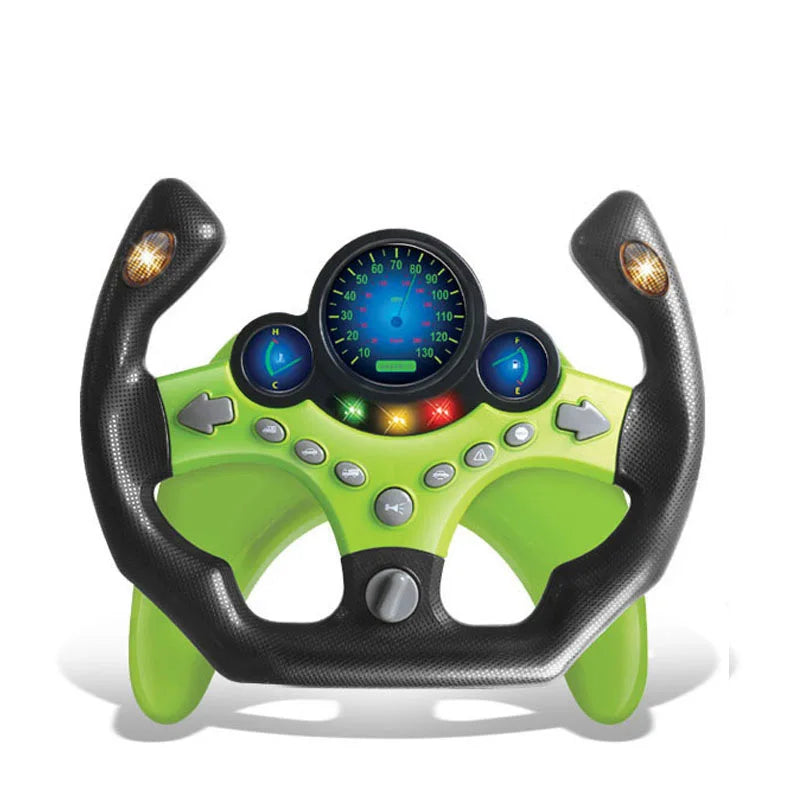 Simulated Electric Steering Wheel Toy Lights and Sound