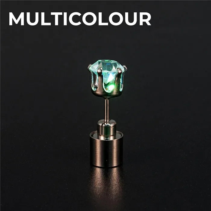 2pcs Shining LED Ear Studs