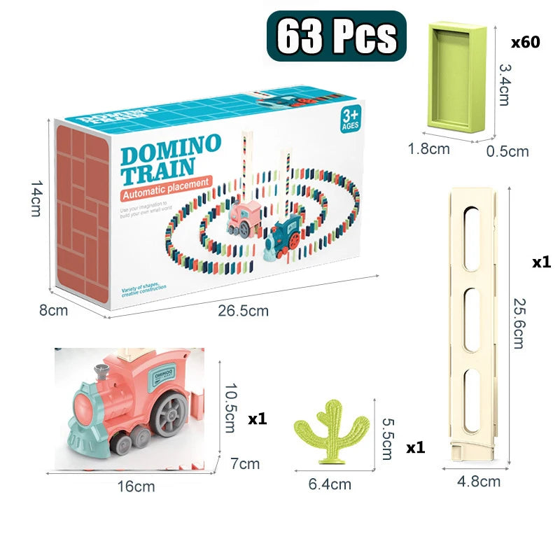 Automatic Domino Train Toy Set