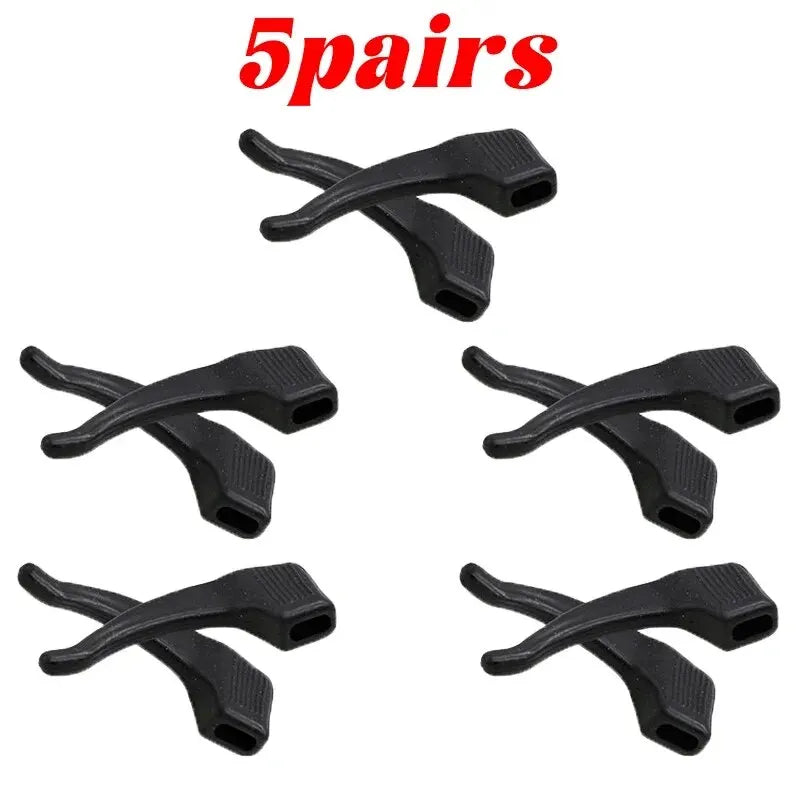 5 Pairs Anti-Slip Ear Hooks for Glasses