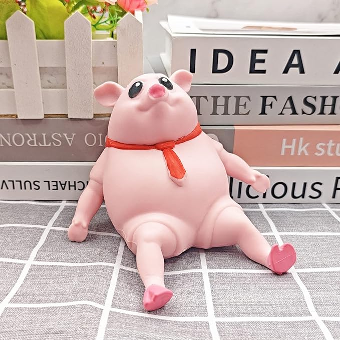 Pink Pig Squishy Stress Toy