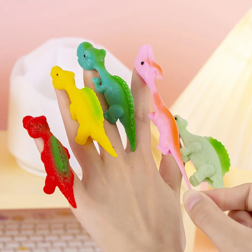 Stress Relief Dinosaur Slingshot Sticky Toy