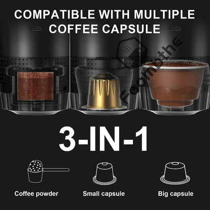 3-in-1 Portable Wireless Espresso Coffee Maker