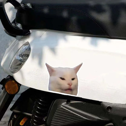 Smudge The Cat Meme Vinyl Sticker For Car