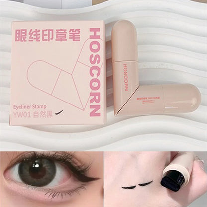 HOSCORN Double-Wing Waterproof Eyeliner Stamp