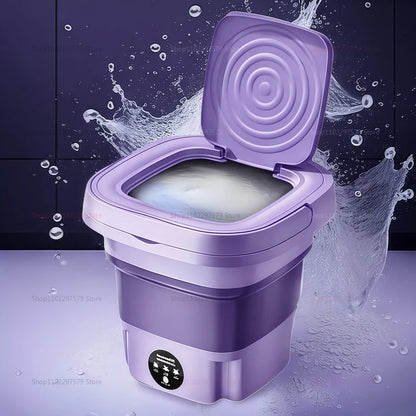 8L Portable Folding Washing Machine