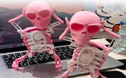 Wind-Up Dancing Skeleton Toy