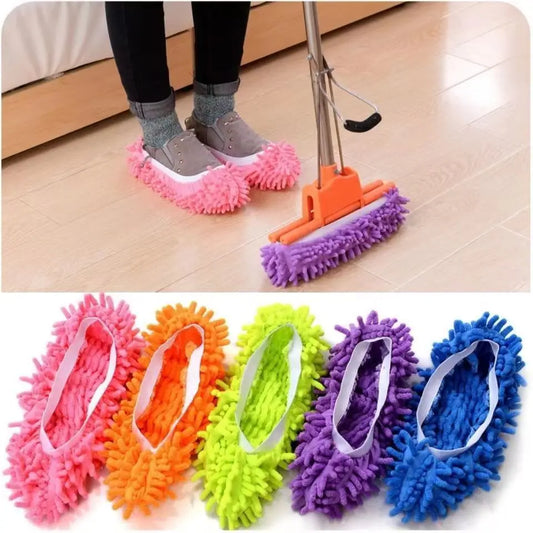 1Pair Mop Slippers Shoes