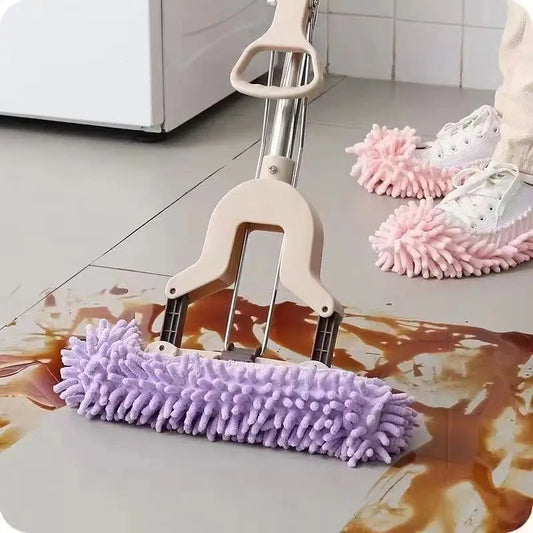1Pair Mop Slippers Shoes