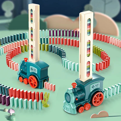 Automatic Domino Train Toy Set
