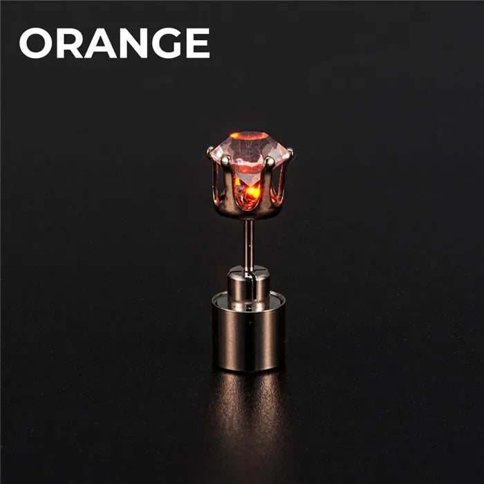 2pcs Shining LED Ear Studs