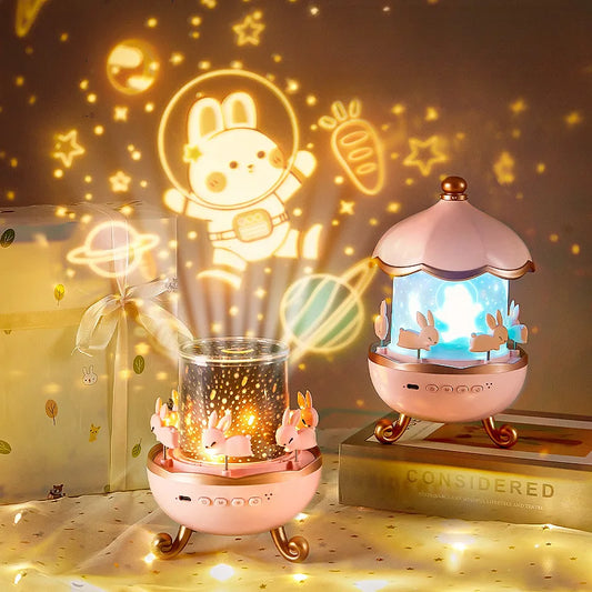 21 in 1 Starry Sky Carousel Projector