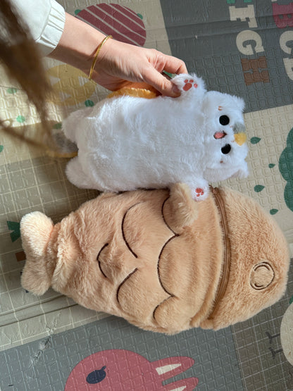 Taiyaki Hideaway Cat Plush