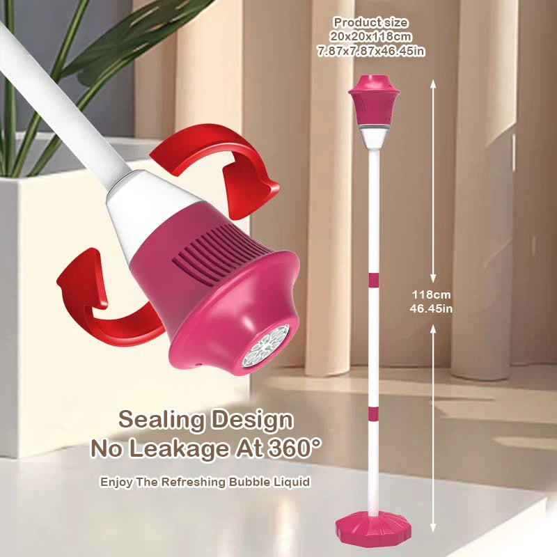 Vertical LED Bubble Machine