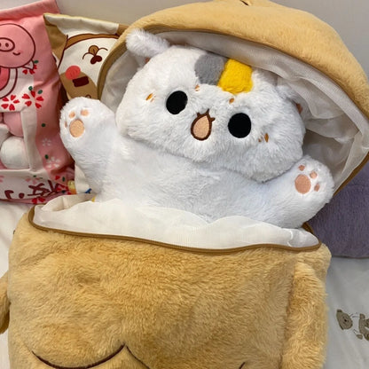 Taiyaki Hideaway Cat Plush