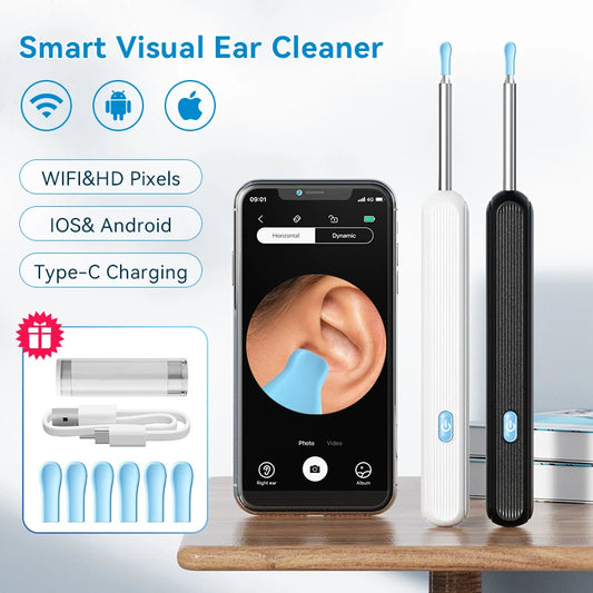 Visual Earwax Cleaner Endoscope With 5M Camera