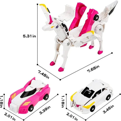 2 in 1 Transforming Unicorn Car Toy