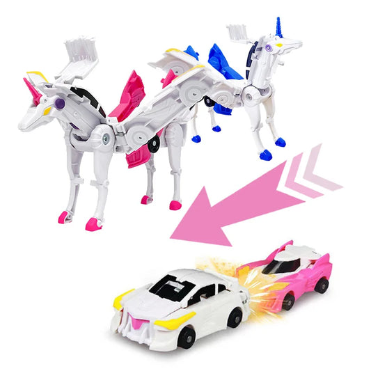 2 in 1 Transforming Unicorn Car Toy