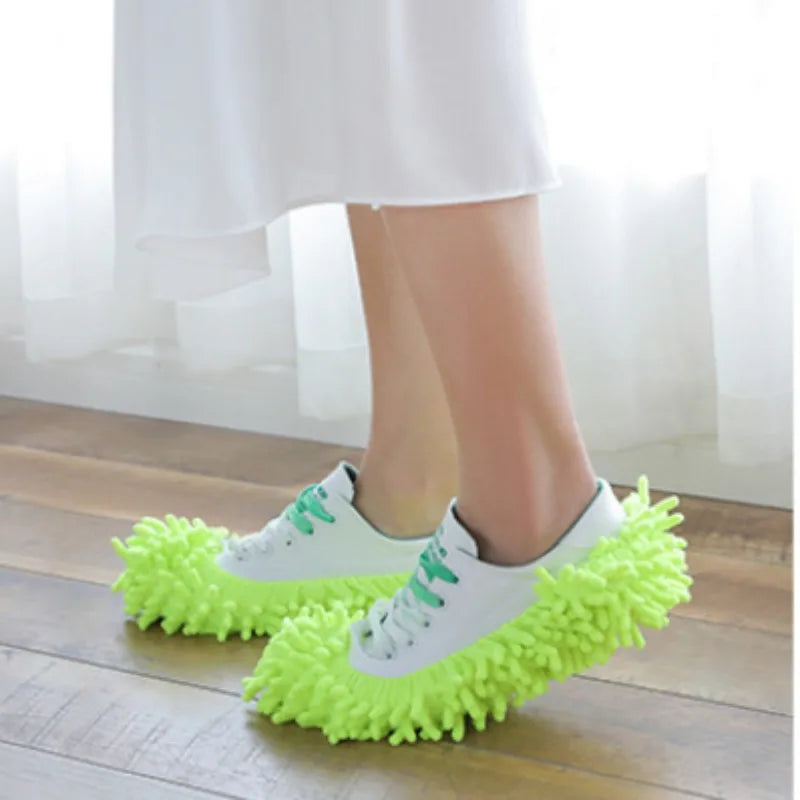 1Pair Mop Slippers Shoes