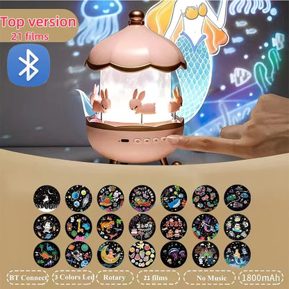 21 in 1 Starry Sky Carousel Projector