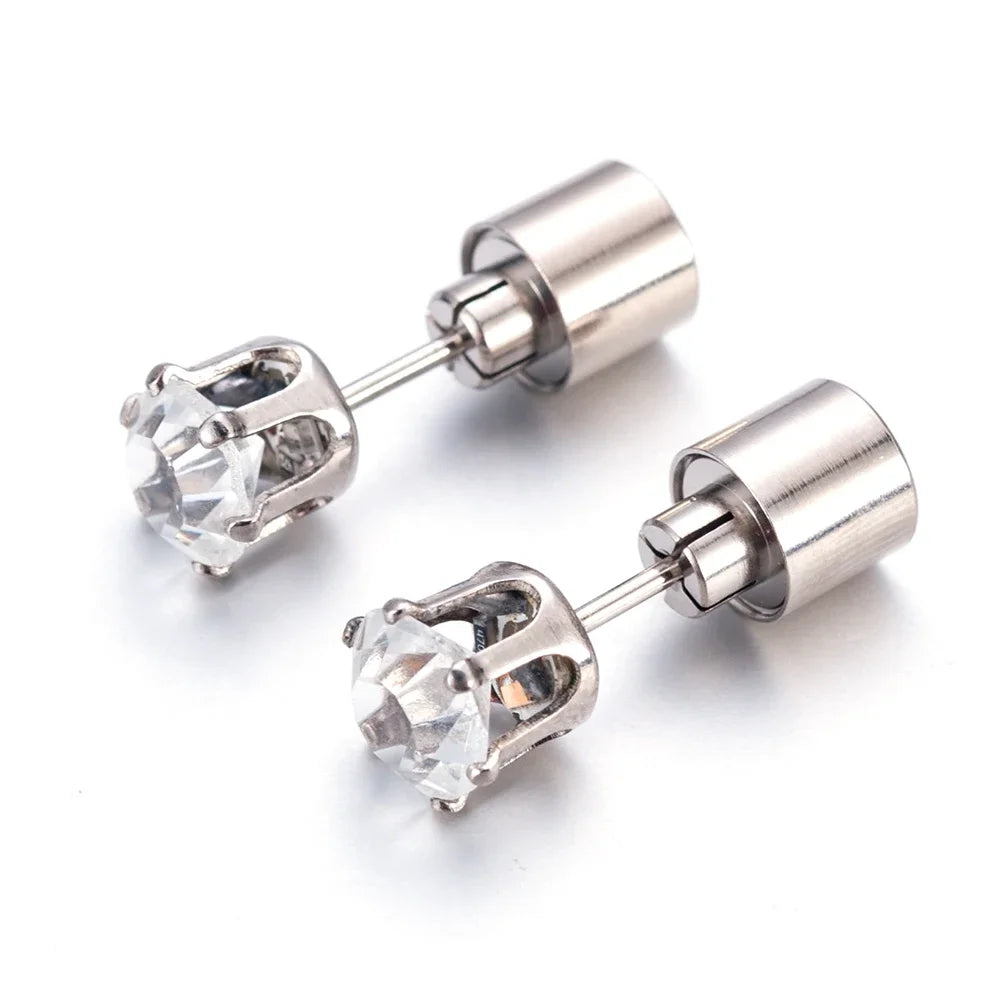 2pcs Shining LED Ear Studs