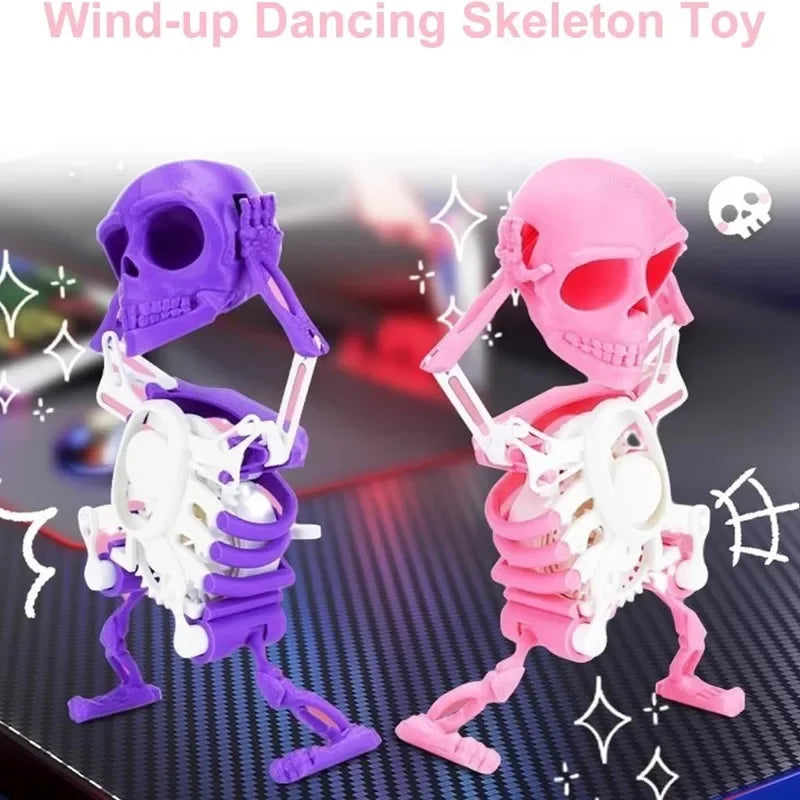 Wind-Up Dancing Skeleton Toy
