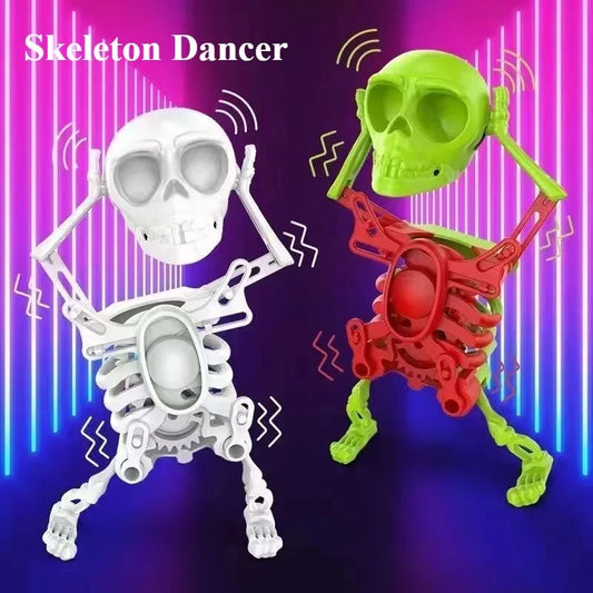 Wind-Up Dancing Skeleton Toy
