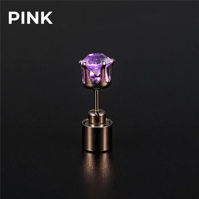 2pcs Shining LED Ear Studs