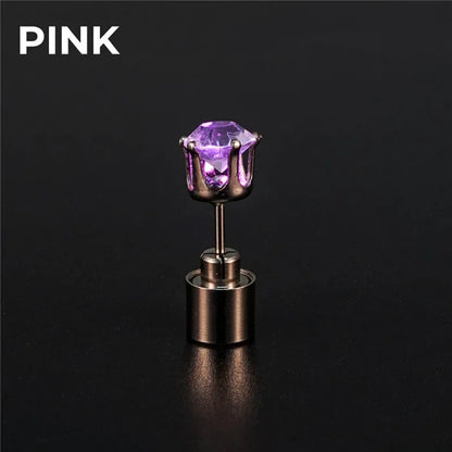 2pcs Shining LED Ear Studs