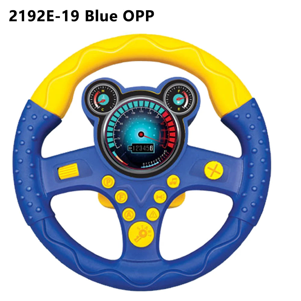 Simulated Electric Steering Wheel Toy Lights and Sound