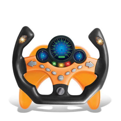 Simulated Electric Steering Wheel Toy Lights and Sound