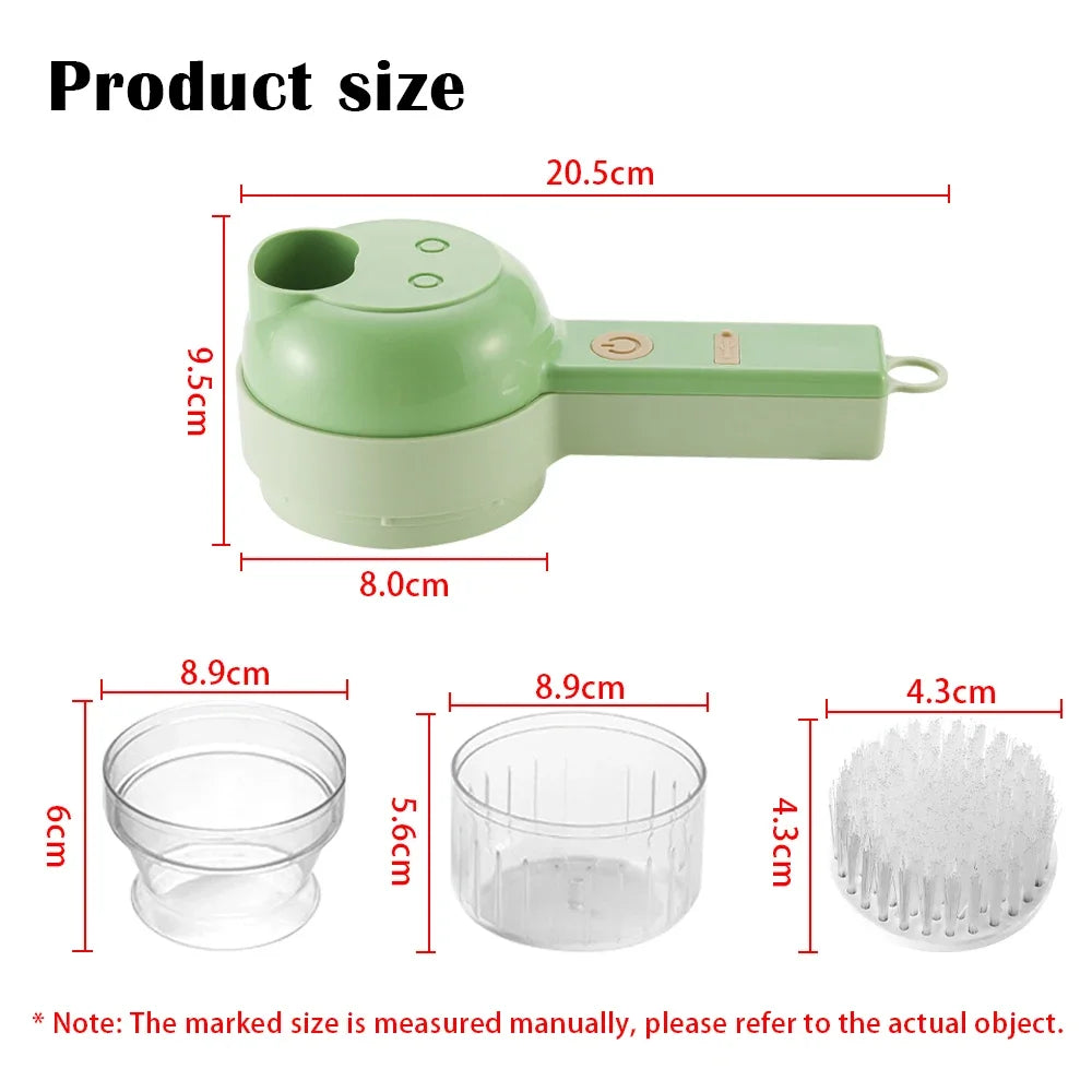 4 in 1 Electric Food Cutter Set