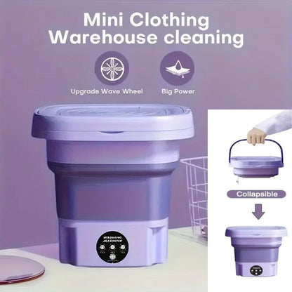 8L Portable Folding Washing Machine
