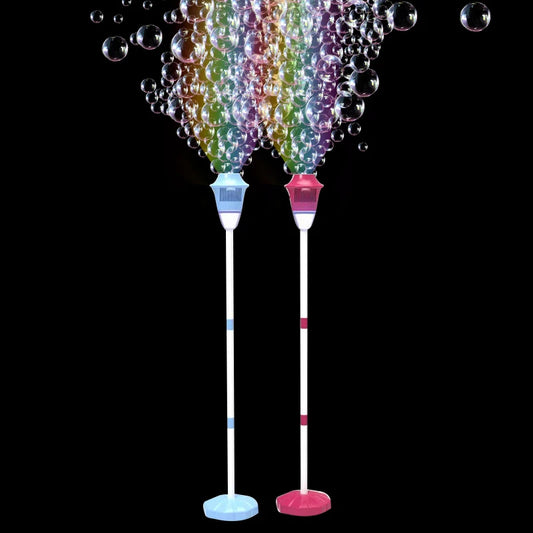 Vertical LED Bubble Machine