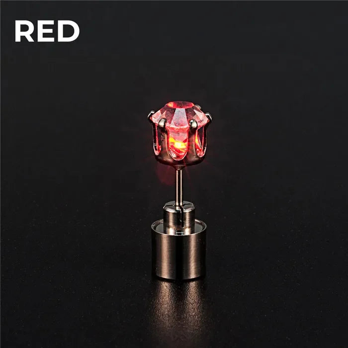 2pcs Shining LED Ear Studs