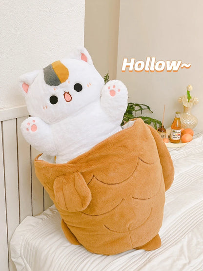 Taiyaki Hideaway Cat Plush