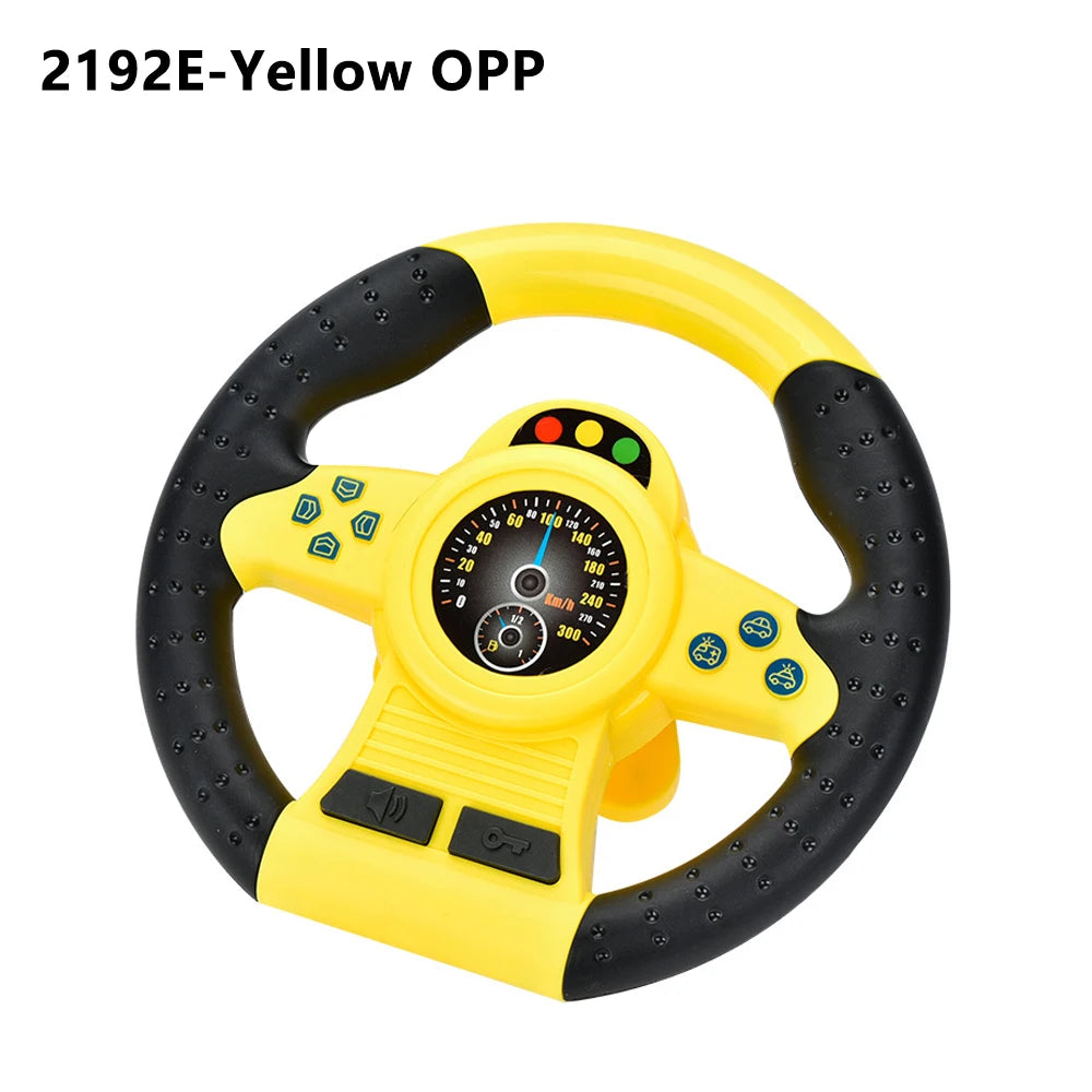 Simulated Electric Steering Wheel Toy Lights and Sound