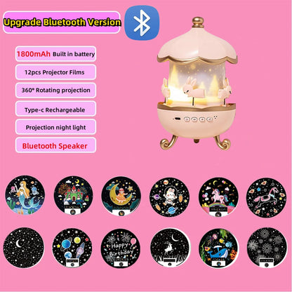 21 in 1 Starry Sky Carousel Projector