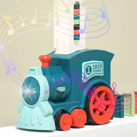 Automatic Domino Train Toy Set