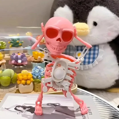 Wind-Up Dancing Skeleton Toy