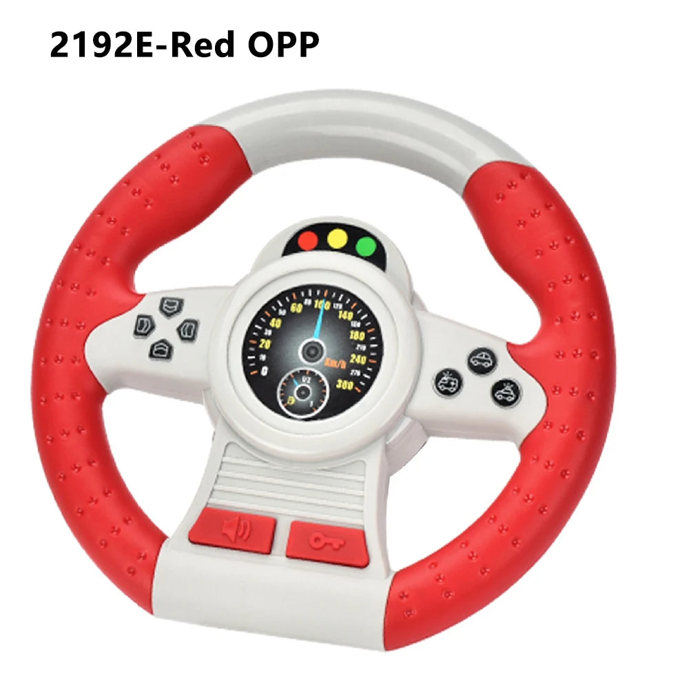 Simulated Electric Steering Wheel Toy Lights and Sound