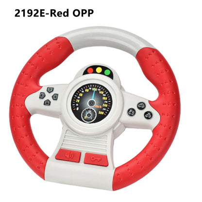 Simulated Electric Steering Wheel Toy Lights and Sound