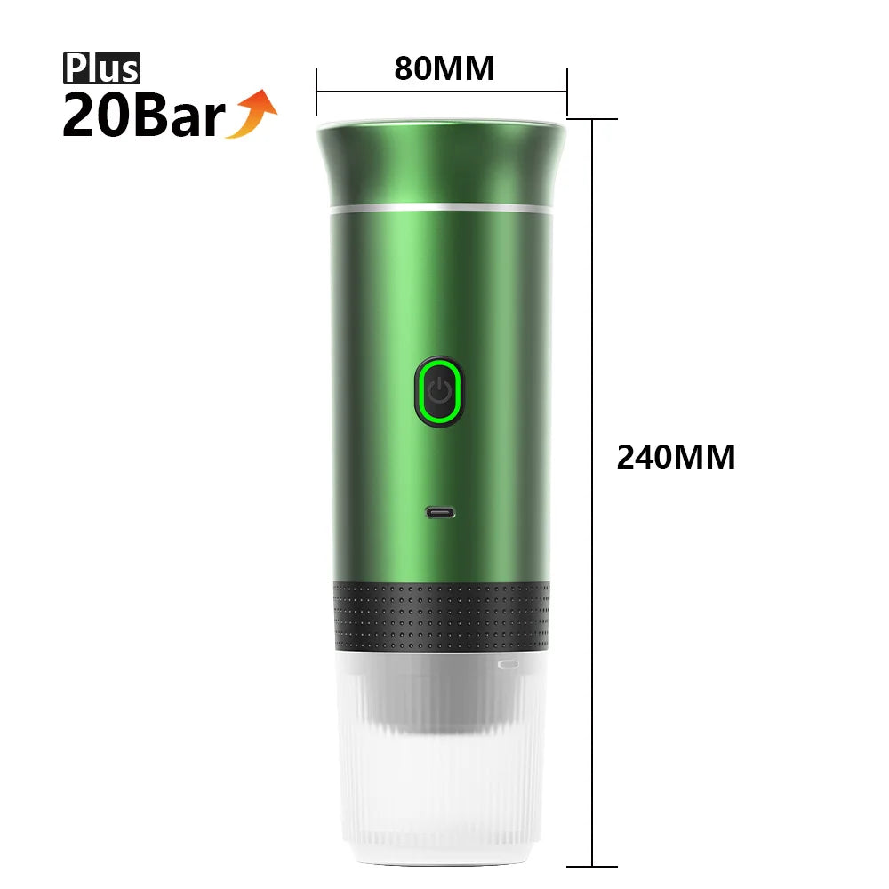 3-in-1 Portable Wireless Espresso Coffee Maker