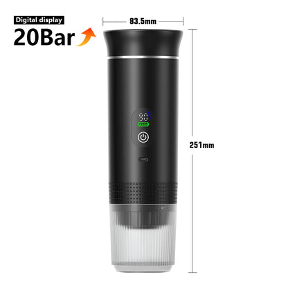 3-in-1 Portable Wireless Espresso Coffee Maker